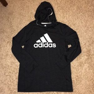 Adidas boys large long sleeve thin hoodie